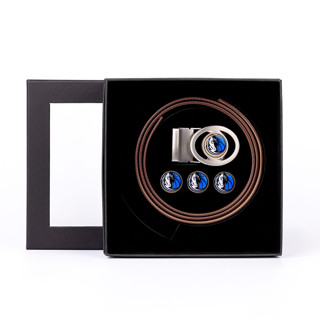 The Elegance Personalized Golfer Belt Gift Set